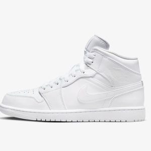 Women’s white high top nike Jordan’s